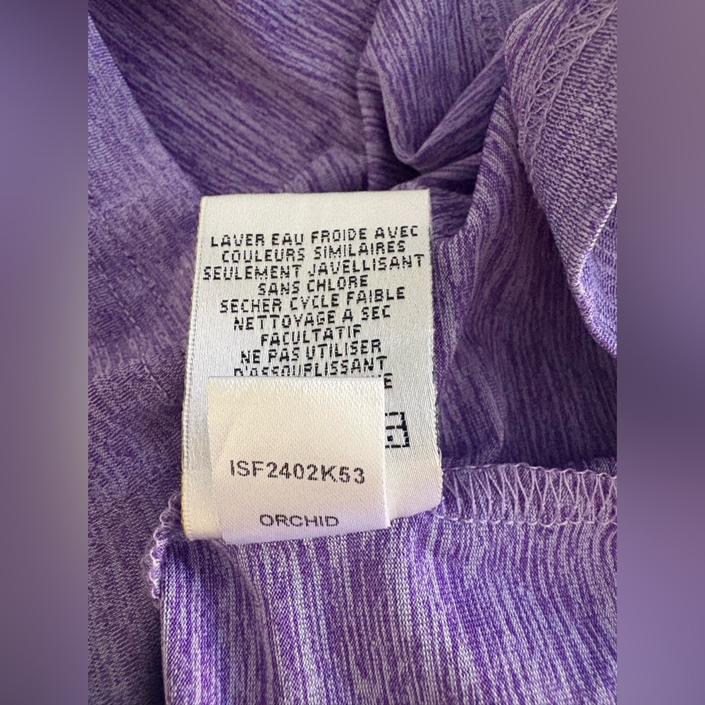 Bugatchi Golf Performance 1/4 Zip Pullover Lilac … - image 4